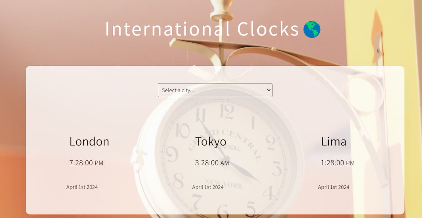 World Clocks